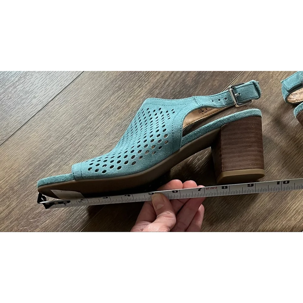 Franco Sarto Monaco suede dress sandals size 10